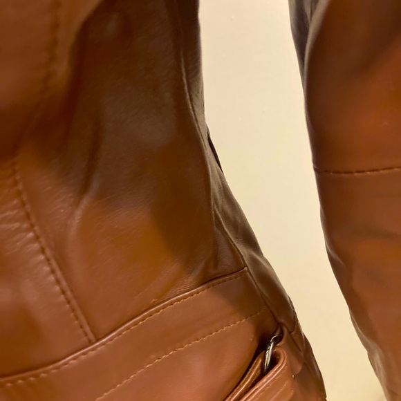 Brown Leather Jacket - Picture 3 of 8